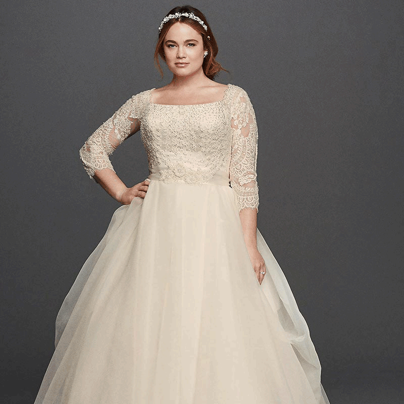 لباس عروس افراد چاق