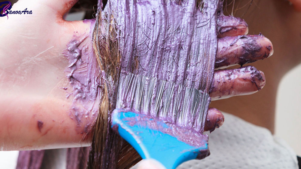 استفاده از رنگ مو برای پاک کردن رنگ مو از پوست
