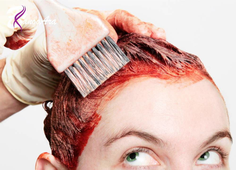 انواع عوارض رنگ کردن مو