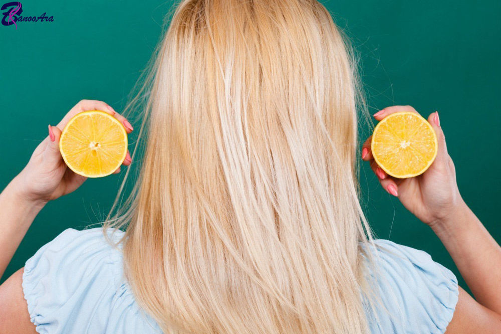 از بین بردن رنگ مو با استفاده از آب لیمو