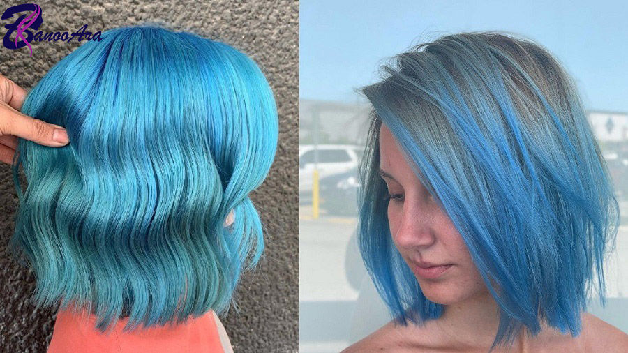 رنگ مو آبی پری دریایی
