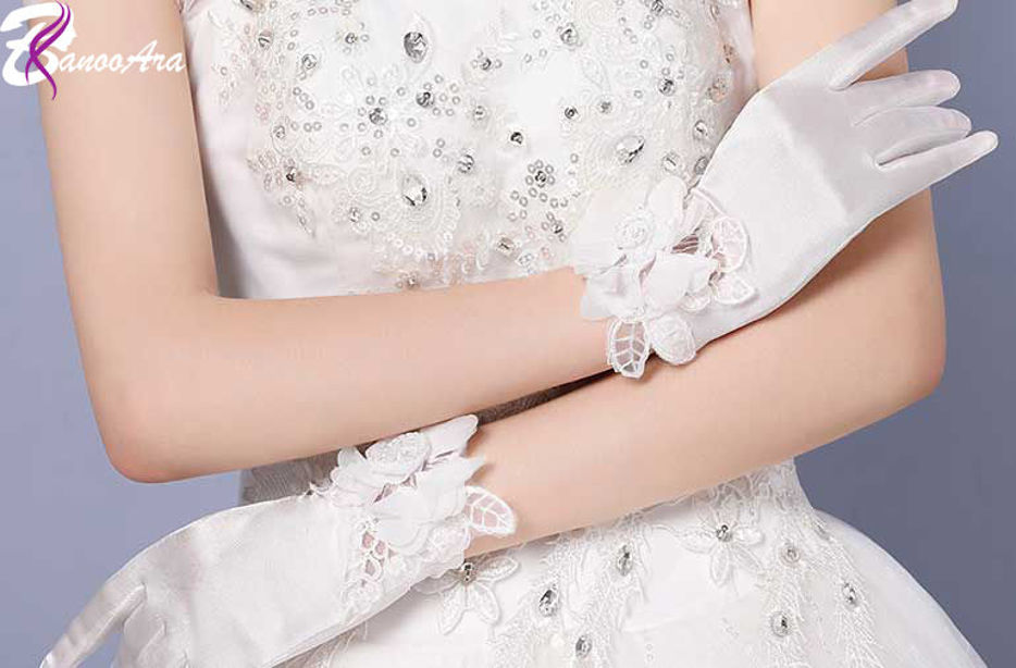 دستکش عروس اکسسوری زیبا